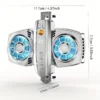 Metallic Silver Mobile Phone Radiator